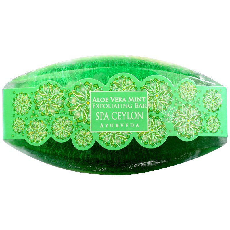 Отшелушивающее мыло-скраб АЛОЭ ВЕРА И МЯТА