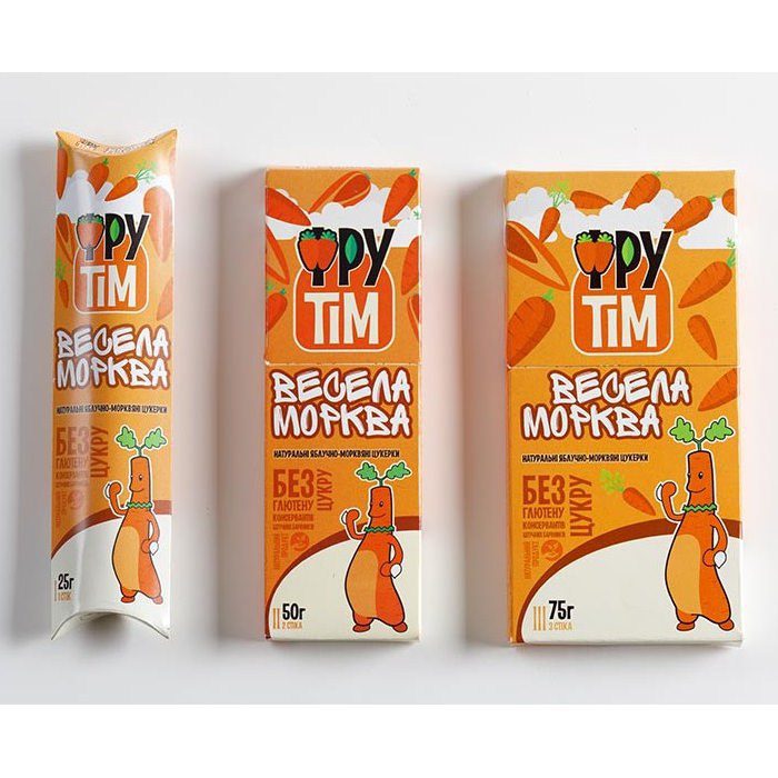 Натуральные яблочно-морковные конфеты ФРУТim