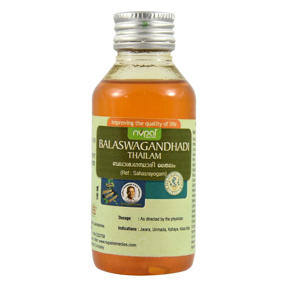 Nupal Remedies Balaswagandhadi Thailam 1