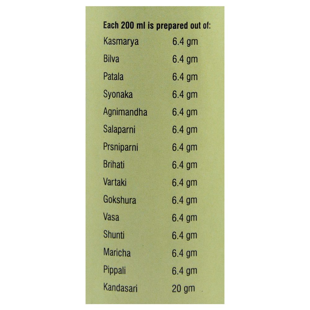 Дашамула Кадутрая Сироп (dasamoolakaduthrayam Syrup)