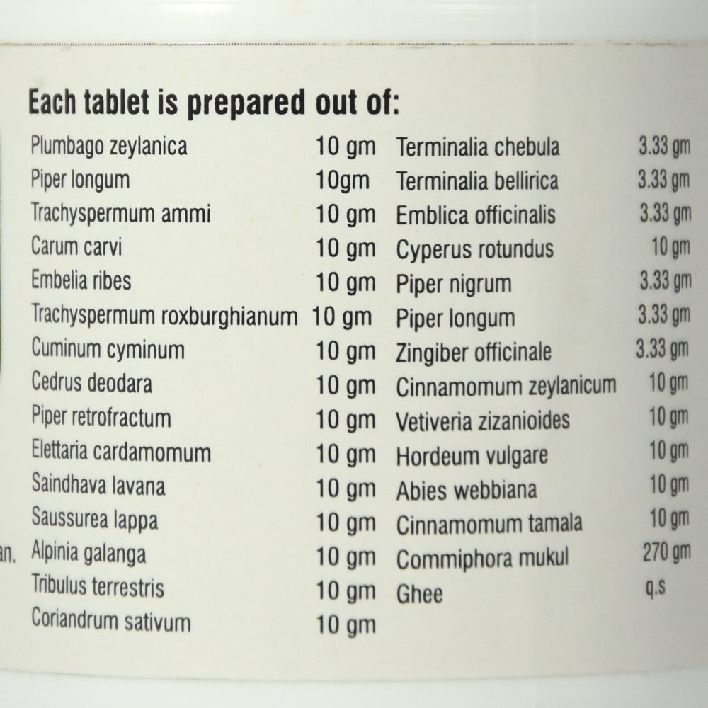 Йогарадж гуггул (yogaraja Guggulu, Nupal)