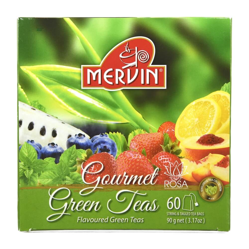 Цейлонский зелёный чай с фруктами Мервин