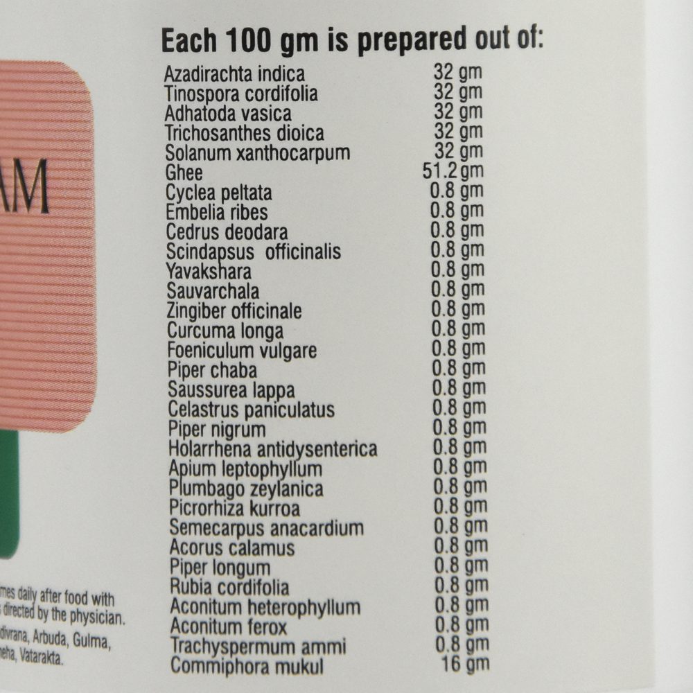 Гулгулутиктакам гритам (gulguluthikthakam Ghritam, Nupal)