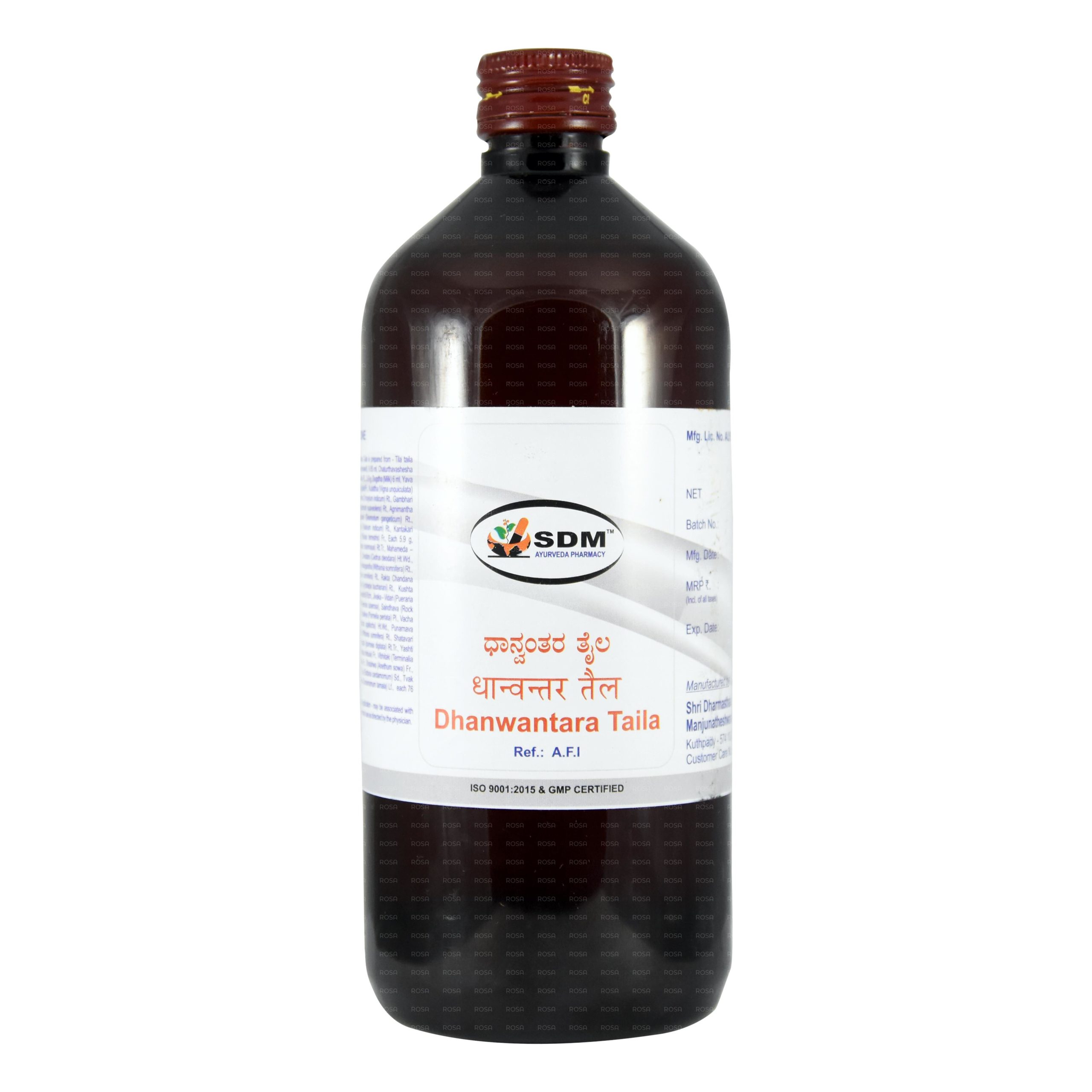 Дханвантара Тайла (dhanwantara Taila, Sdm)