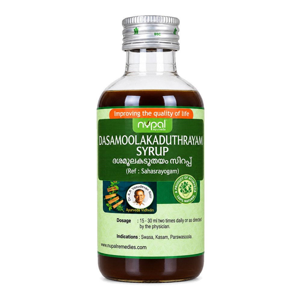 Дашамула Кадутрая Сироп (Dasamoolakaduthrayam Syrup, Nupal) 200 мл