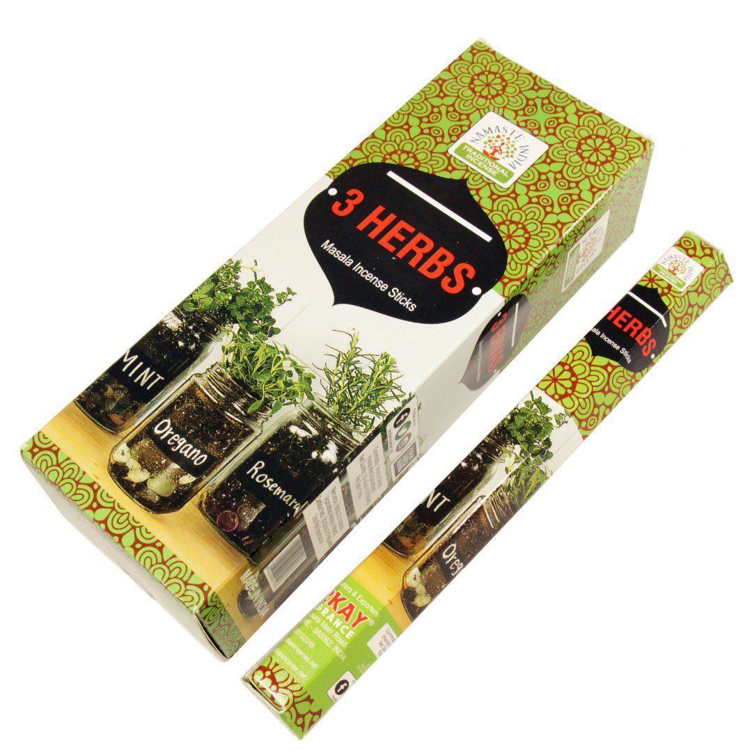 Благовония Три травы - Мята, Орегано и Розмарин купить в Бутике