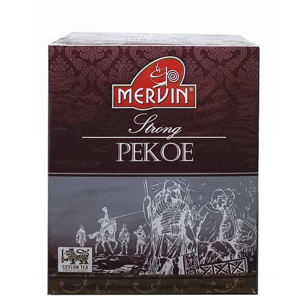Чай чорний Mervin Strong Pekoe 100 грам