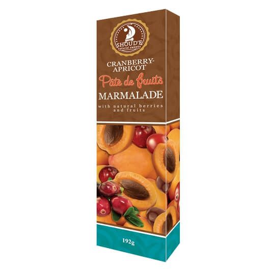 Мармелад Patte De Fruits Клюква-абрикос Сладкий Мир