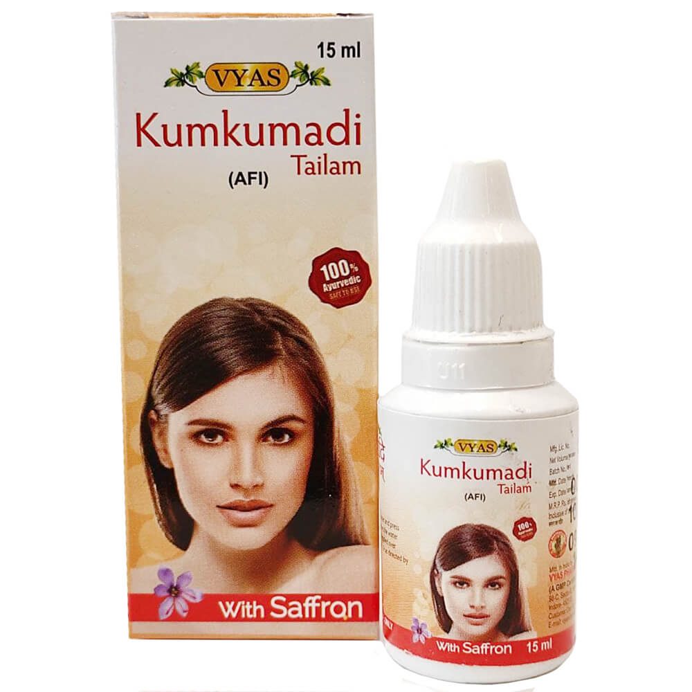 Кумкумаді Тайла (Kumkumadi Tailam, Vyas) 15 мл олія