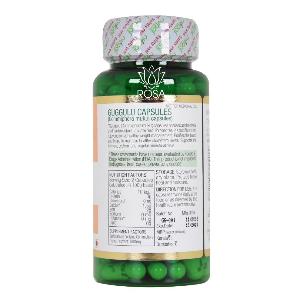 Гуггул (guggulu Capsules, Nupal Remedies)
