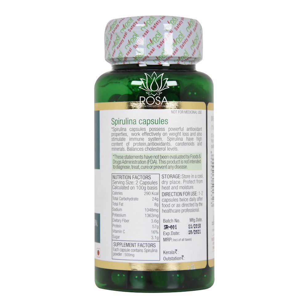 Спирулина (spirulina Capsules, Nupal)