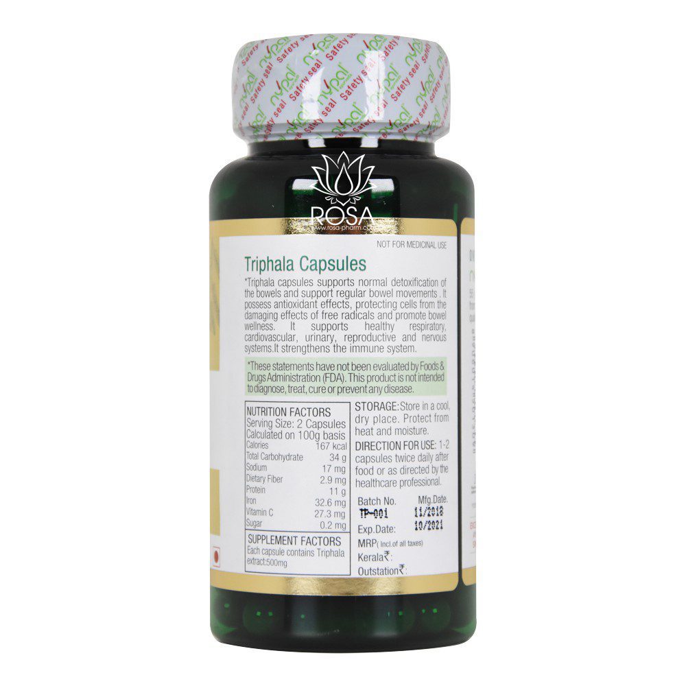 Трифала Капсулы (triphala Capsules, Nupal Remedies)