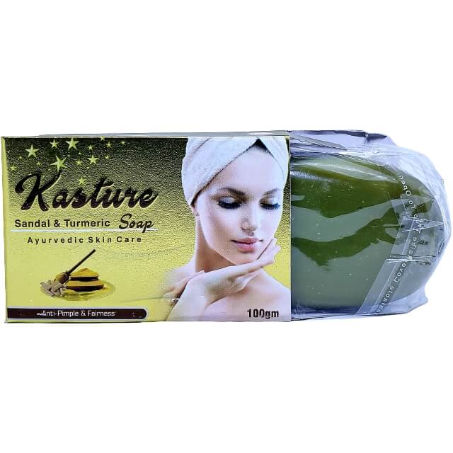 Мило рицинова з сандалом і куркумою Vritikas 100 грам - Зображення 5