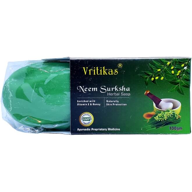 Мило Ним Cуркша (Neem Surksha Soap, Vritikas) 100 грам - Зображення 6