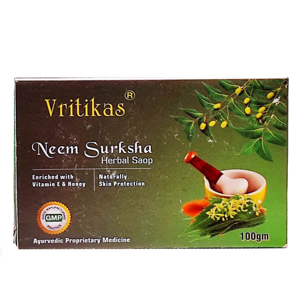 Мило Ним Cуркша (Neem Surksha Soap, Vritikas) 100 грам