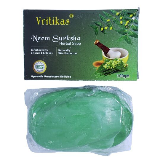 Мило Ним Cуркша (Neem Surksha Soap, Vritikas) 100 грам - Зображення 5