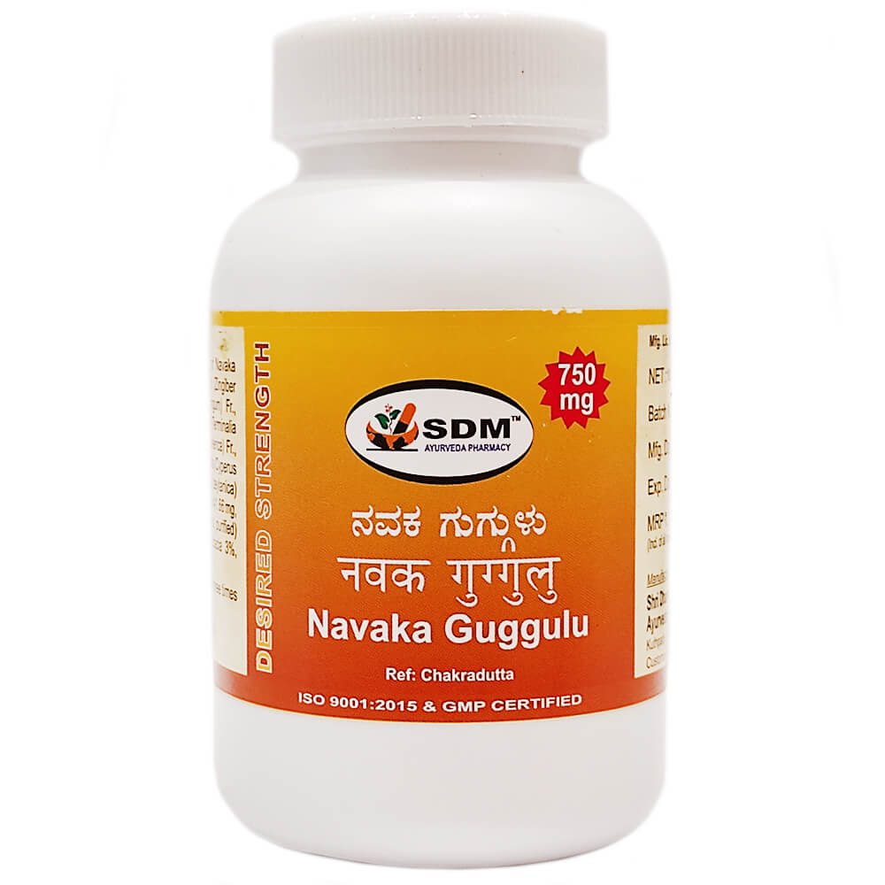 Предварительный просмотр SEO названия: : Навака гуггул (Navaka Guggulu, SDM) купить в Бутике аюрведы премиум качества ROSA