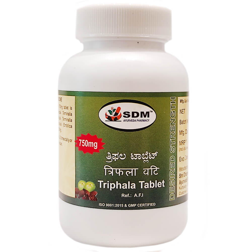 Тріфала (Triphala Tablets DS, SDM) 100 пігулок