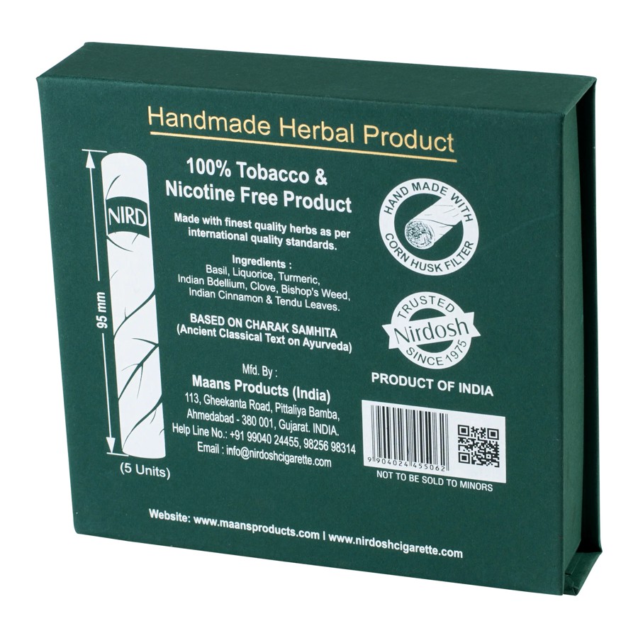 Трав'яні сигари без нікотину Нірдош Королівські (Nirdosh King's) 5 шт - Зображення 4