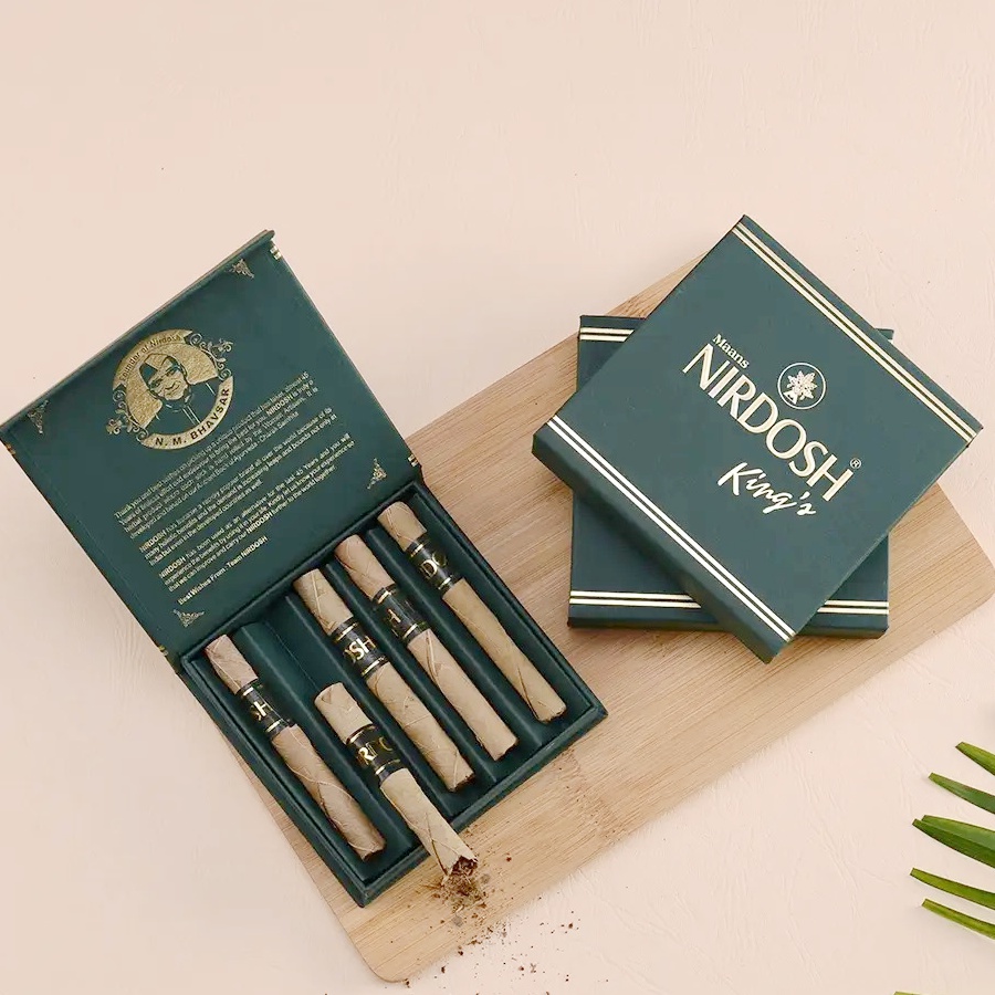 Трав'яні сигари без нікотину Нірдош Королівські (Nirdosh King's) 5 шт - Зображення 3