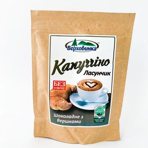 Капуччино шоколадное Ласунчик Верховинка 150 грамм купить