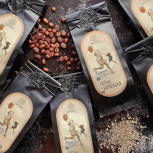 Крафтова кава КОхвеНОПЕЛЬКА зерна Sattvadil 100 грам купить