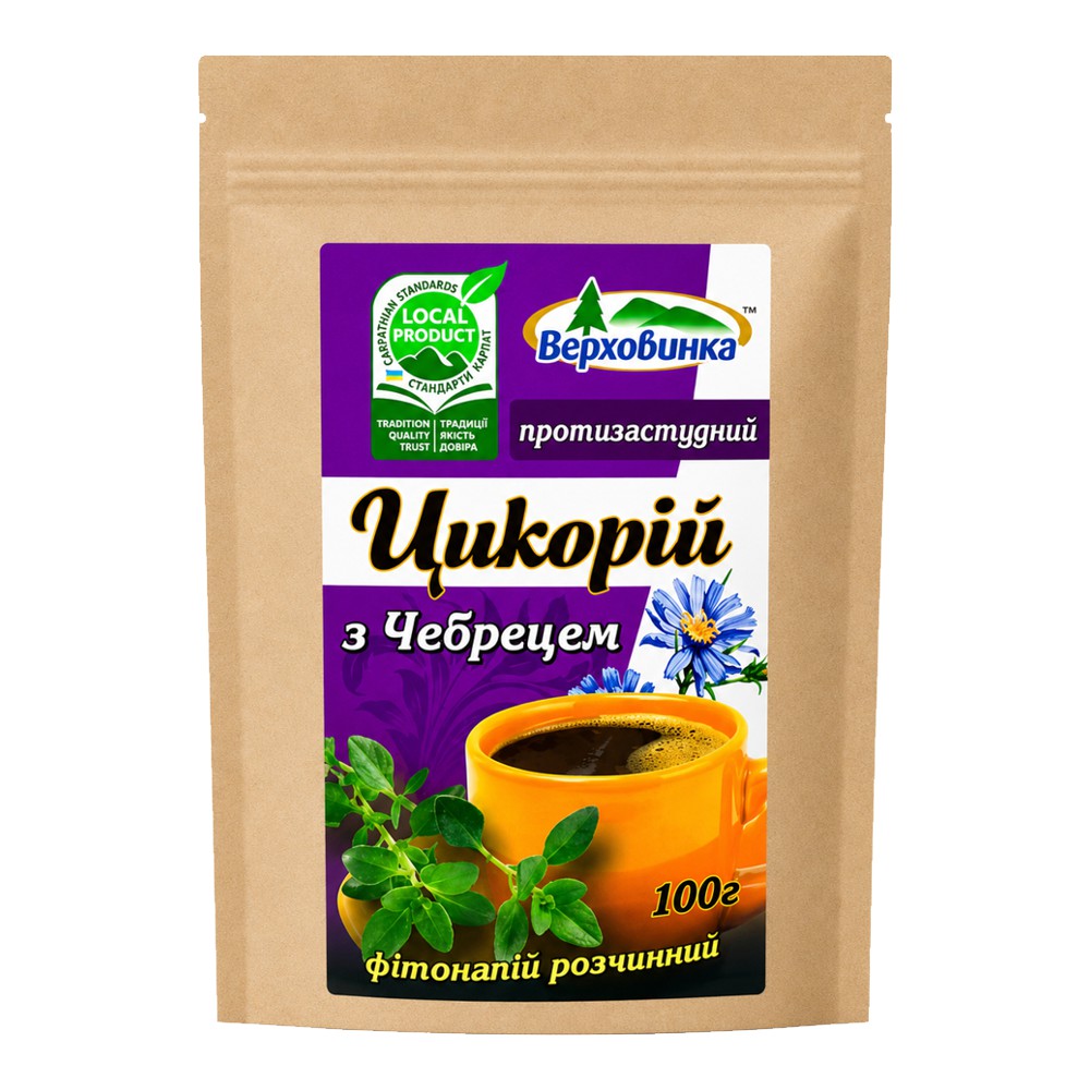 Цикорий с чебрецом Верховинка 100 грамм