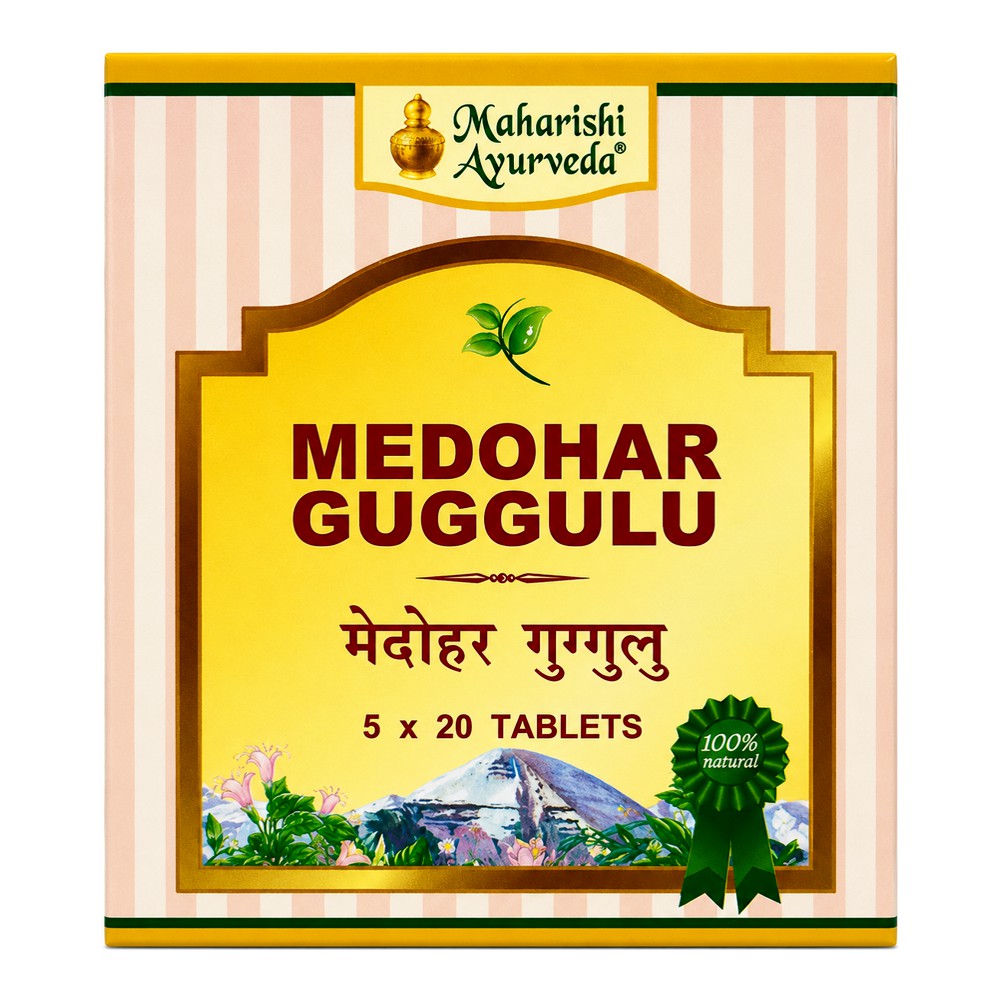 Медохар Гуггул (Medohar Guggulu box, Maharishi Ayurveda) купить в бутике аюрведы ROSA