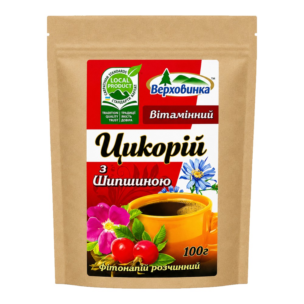 Цикорій з шипшиною Верховинка 100 грам