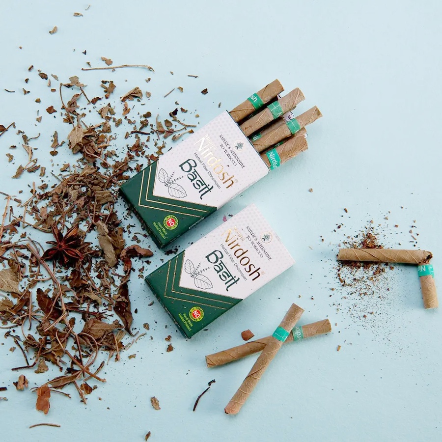 Травяные сигареты без никотина Нирдош Базилик