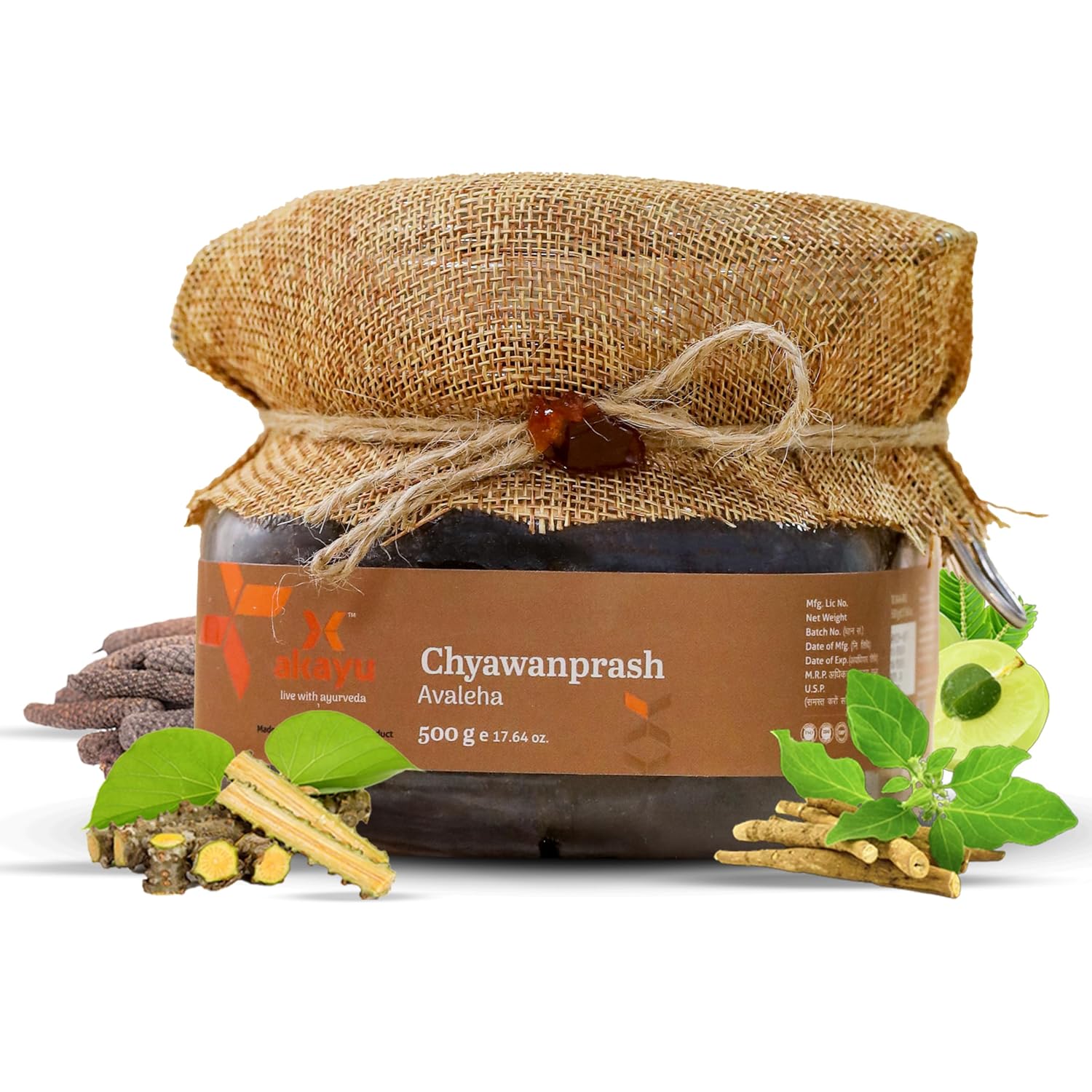 Чаванпраш с низким содержанием сахара Akayu 500 грамм