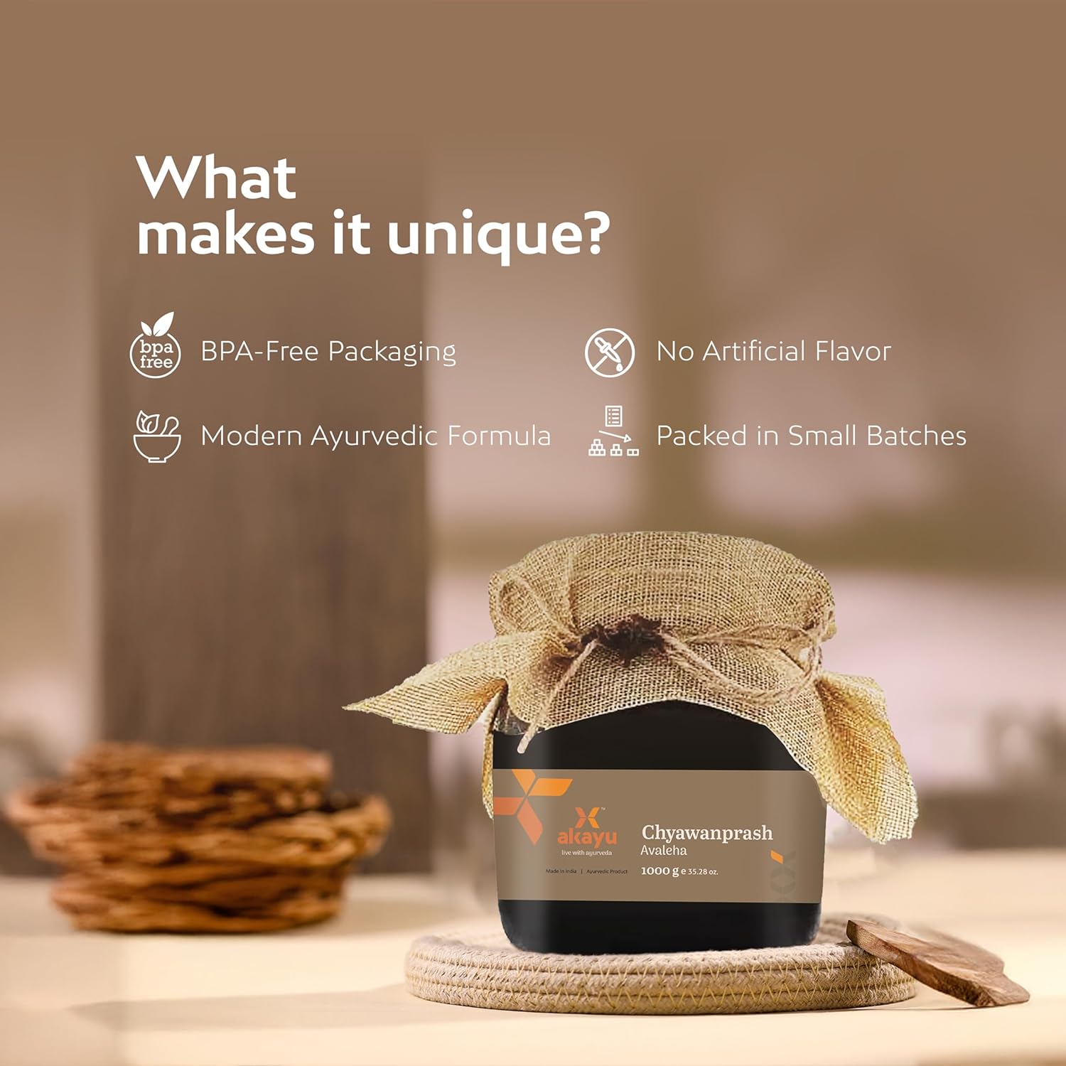 Чаванпраш с низким содержанием сахара Akayu 500 грамм