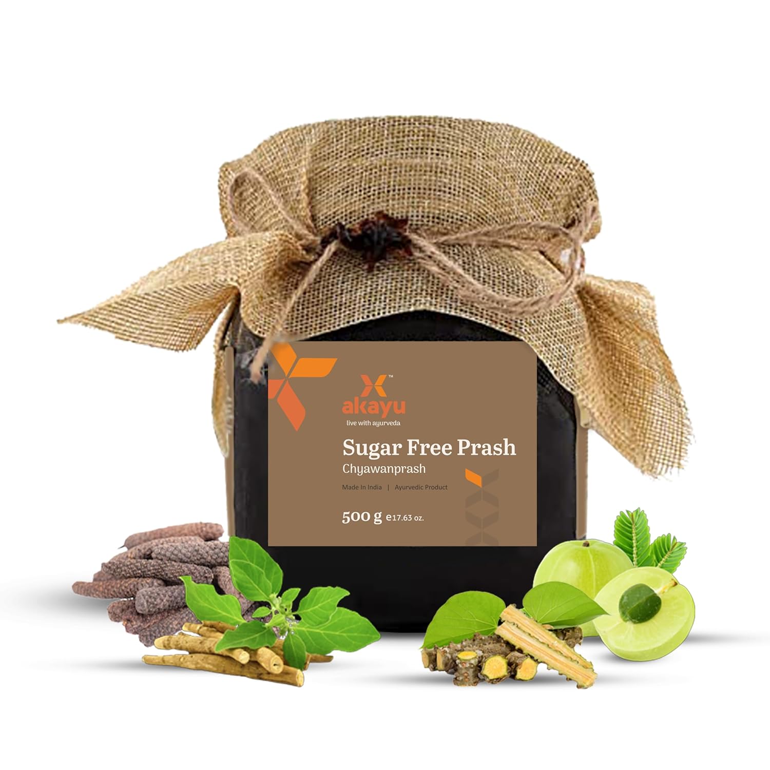 Аюрведический Чаванпраш без сахара Akayu 500 грамм
