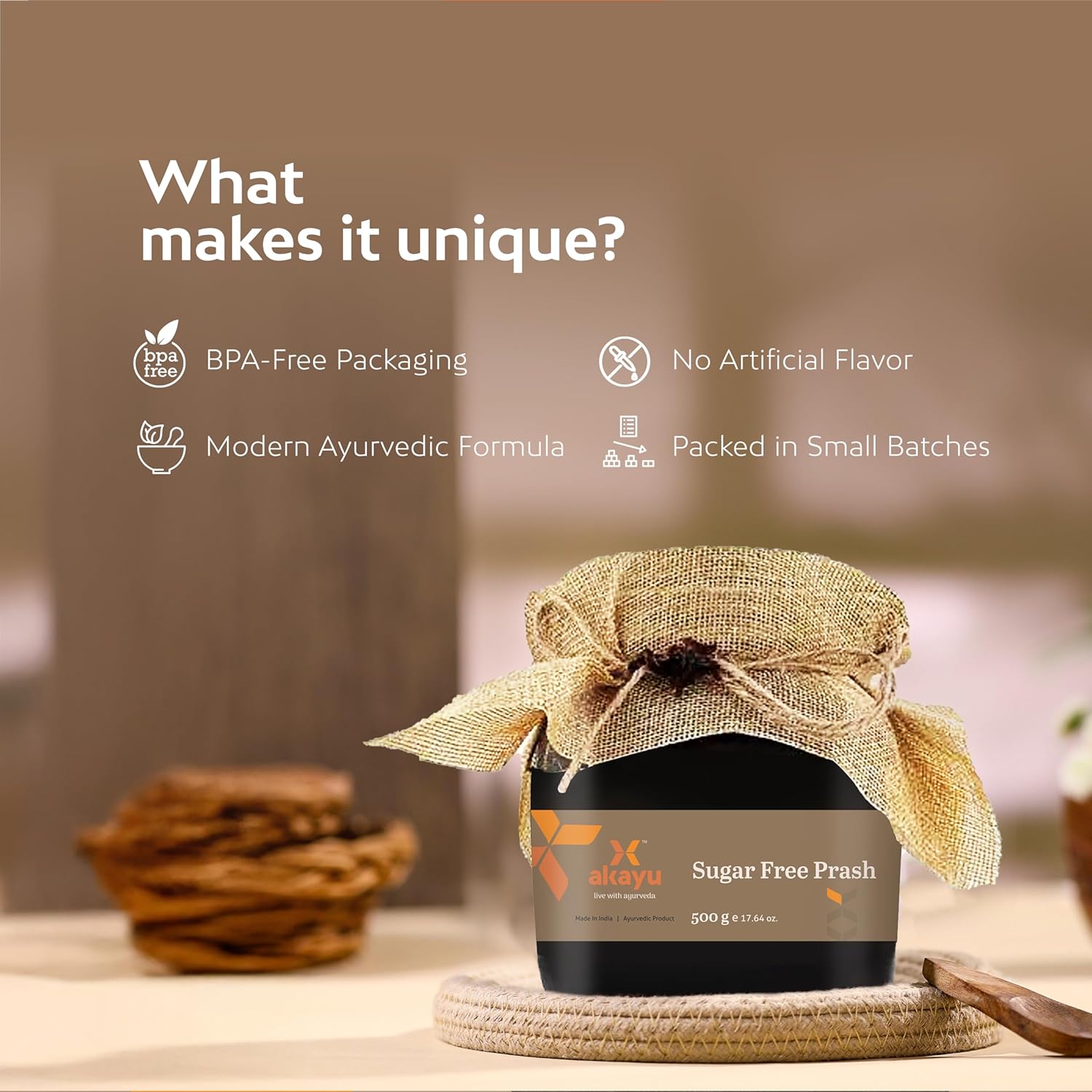 Аюрведический Чаванпраш без сахара Akayu 500 грамм