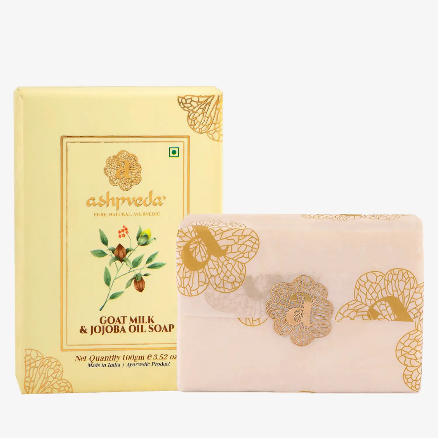 Alternative view of Натуральне мило з Козячим молоком та Оливою жожоба Ashpveda 100 грам