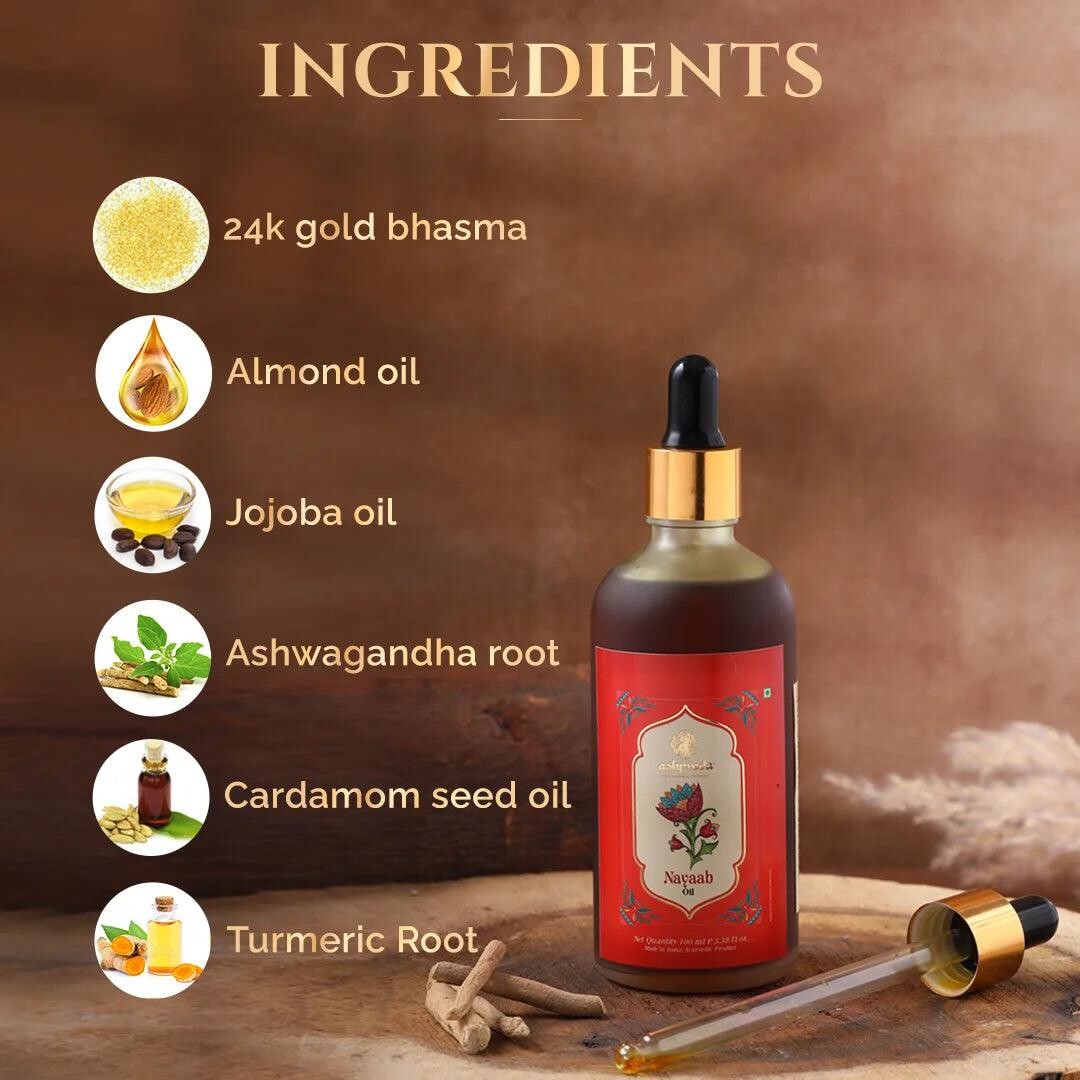 Драгоценное масло для тела Nayaab Ashpveda
