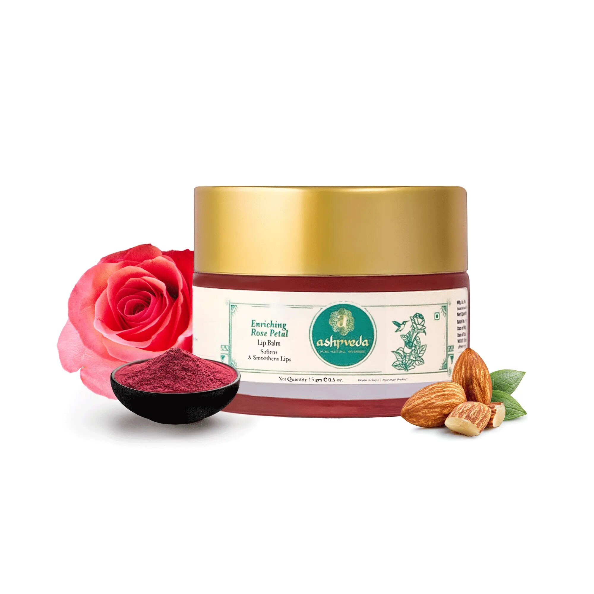 Бальзам для губ Троянда (Rose Lip Balm, Ashpveda) 15 грам