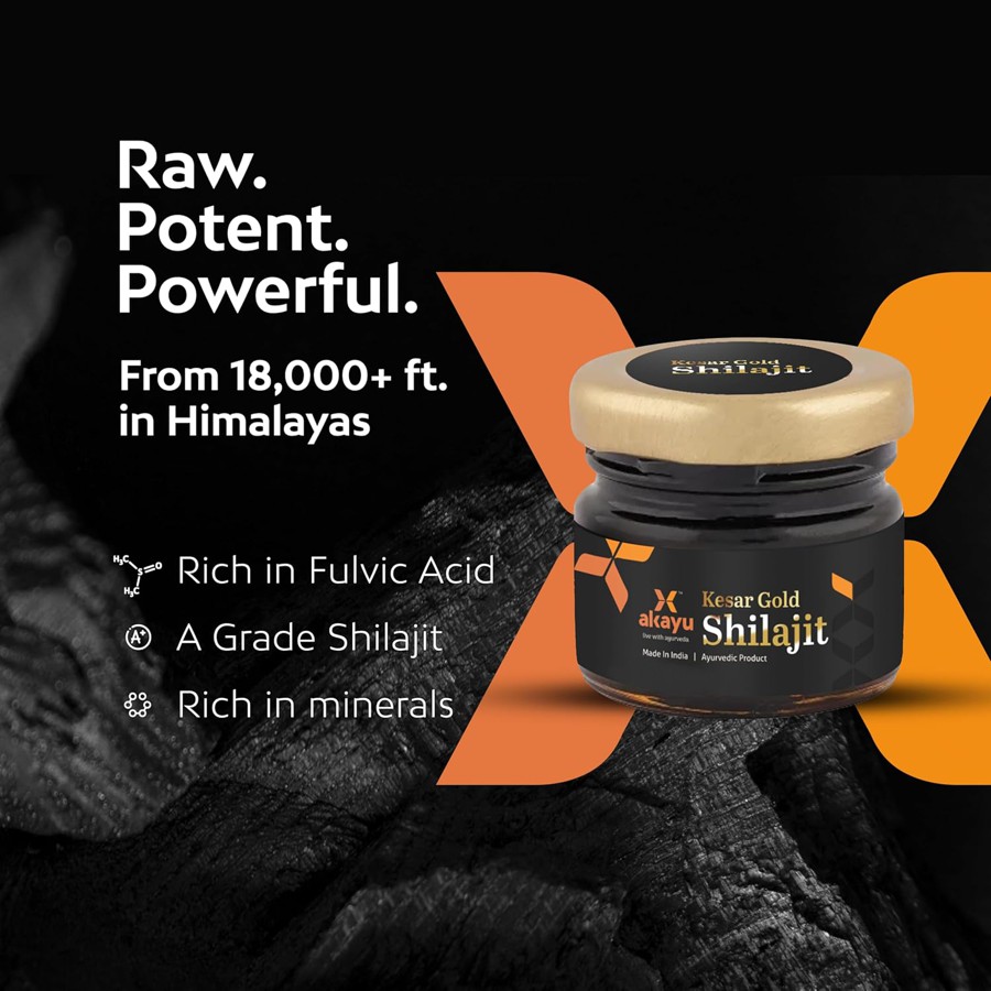 Шиладжит Гималайская смола (Kesar Gold Shilajit, Akayu) 20 грамм 22