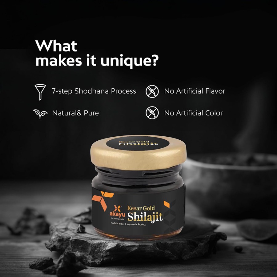 Шиладжит Гималайская смола (Kesar Gold Shilajit, Akayu) 20 грамм 24