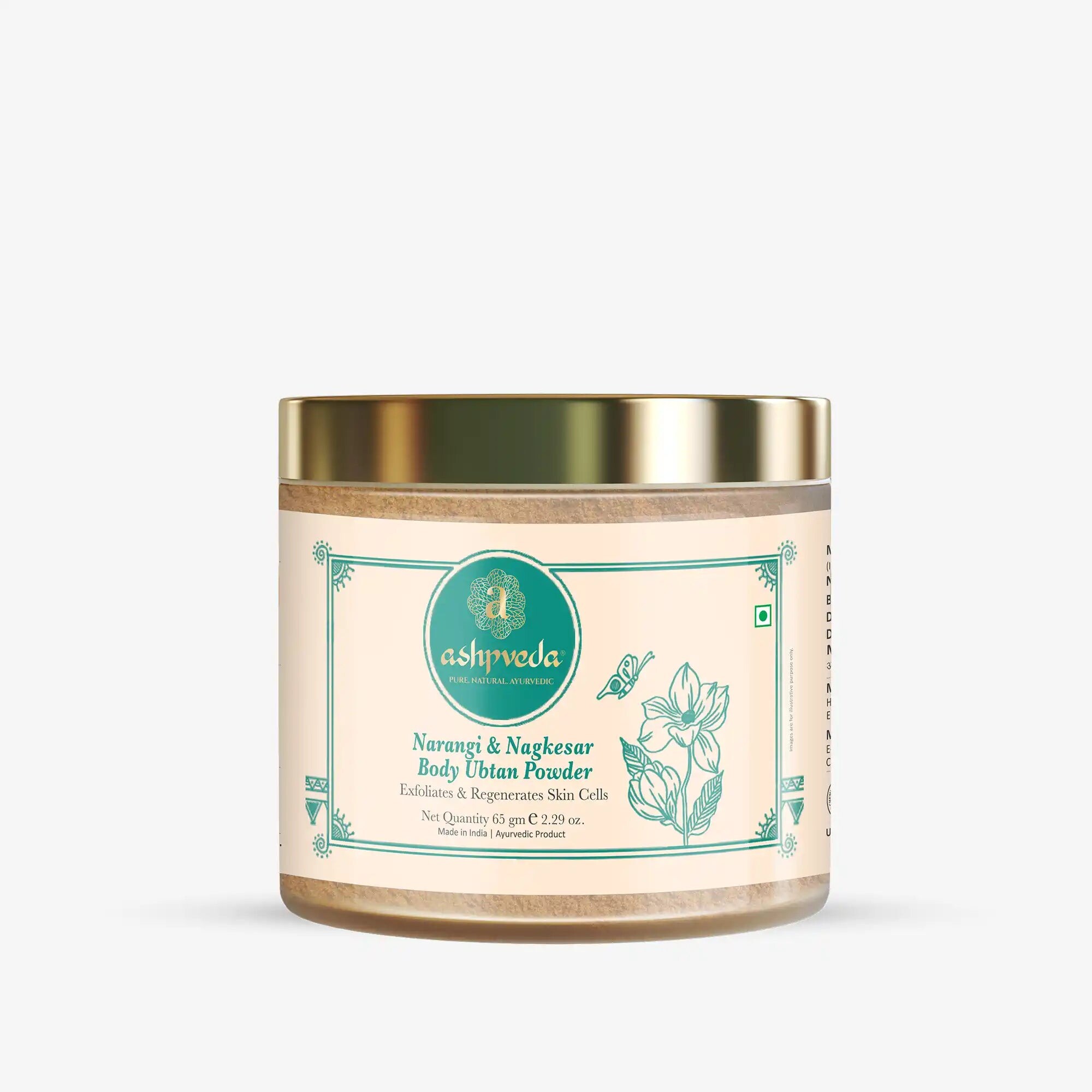 Отшелушивающий порошок Наранги и Нагкесар убтан Ashpveda