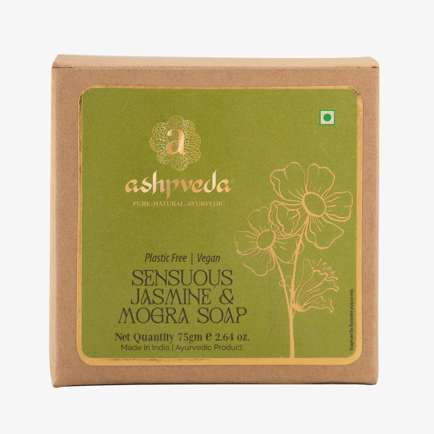 Мило для купання Жасмин та Могра Ashpveda 75 грам