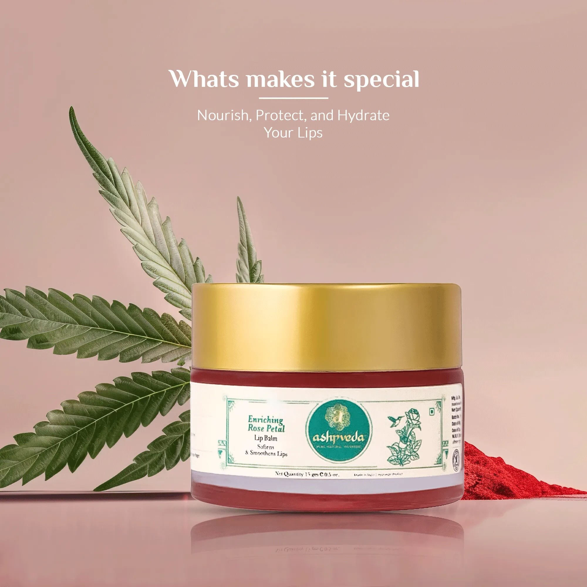 Бальзам для губ Роза Ashpveda