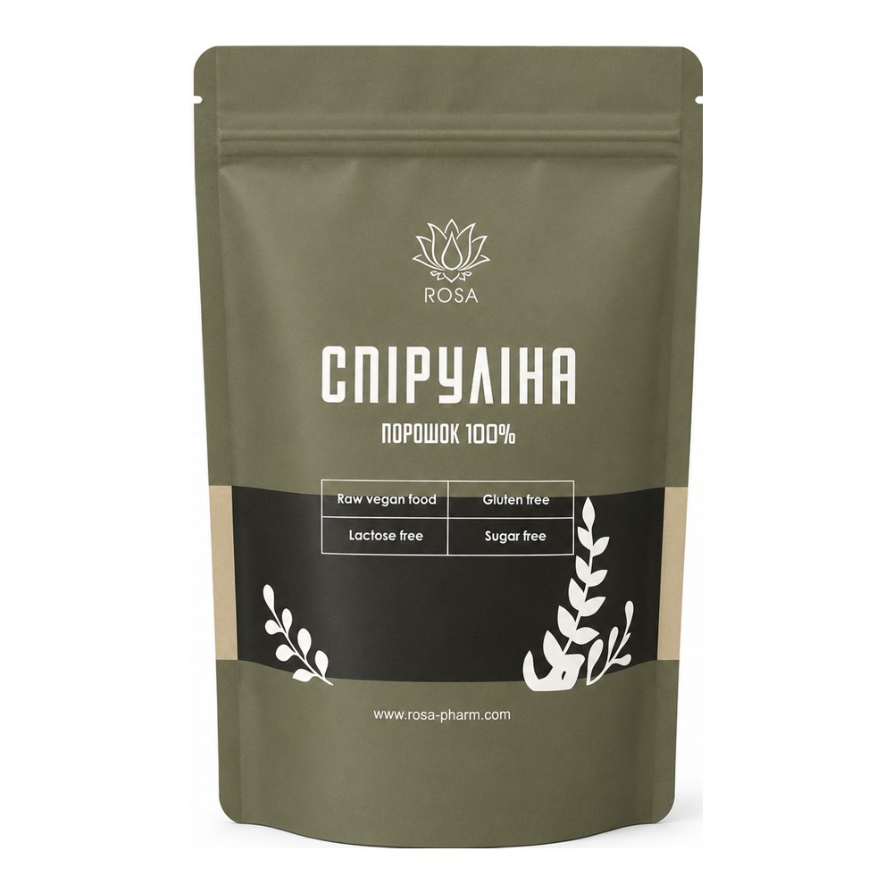 Спирулина порошок (Роса-Фарм) 200 граммпорошок Роса-Фарм купить в Бутике аюрведы премиум качества ROSA