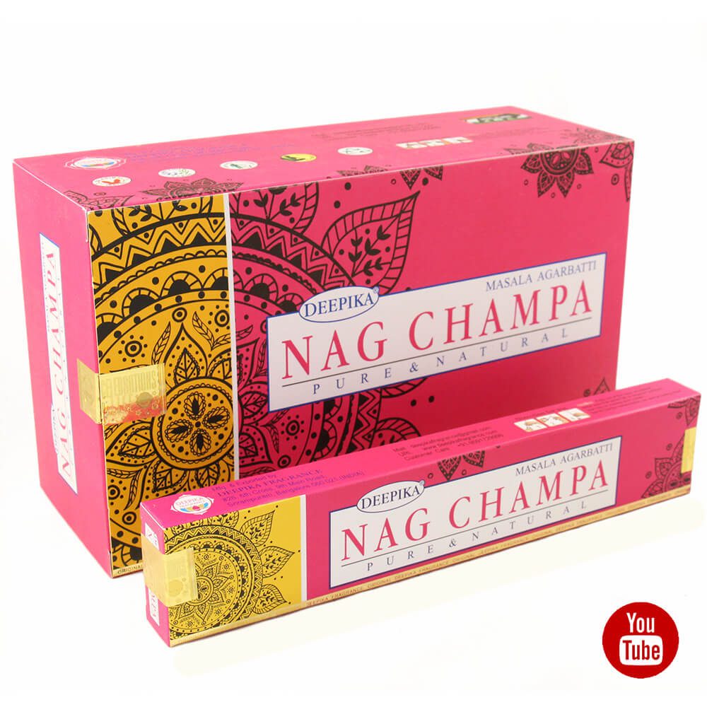 Ароматические палочки Наг Чампа (Nag Champa, Deepika) 15 штук купить в Бутике