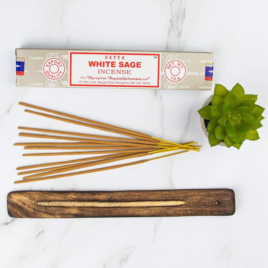 Благовония Белый Шалфей (White Sage, Satya) 15 грамм