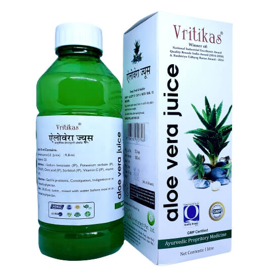 Сок Алое Вера Aloe Vera Juice Vritikas купить в Бутике аюрведы премиум качества ROSA