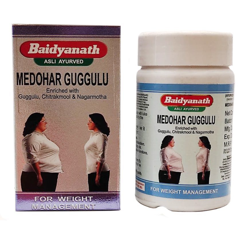 Медохар гуггул (Medohar Guggulu, Baidyanath) купить в Бутике аюрведы премиум качества