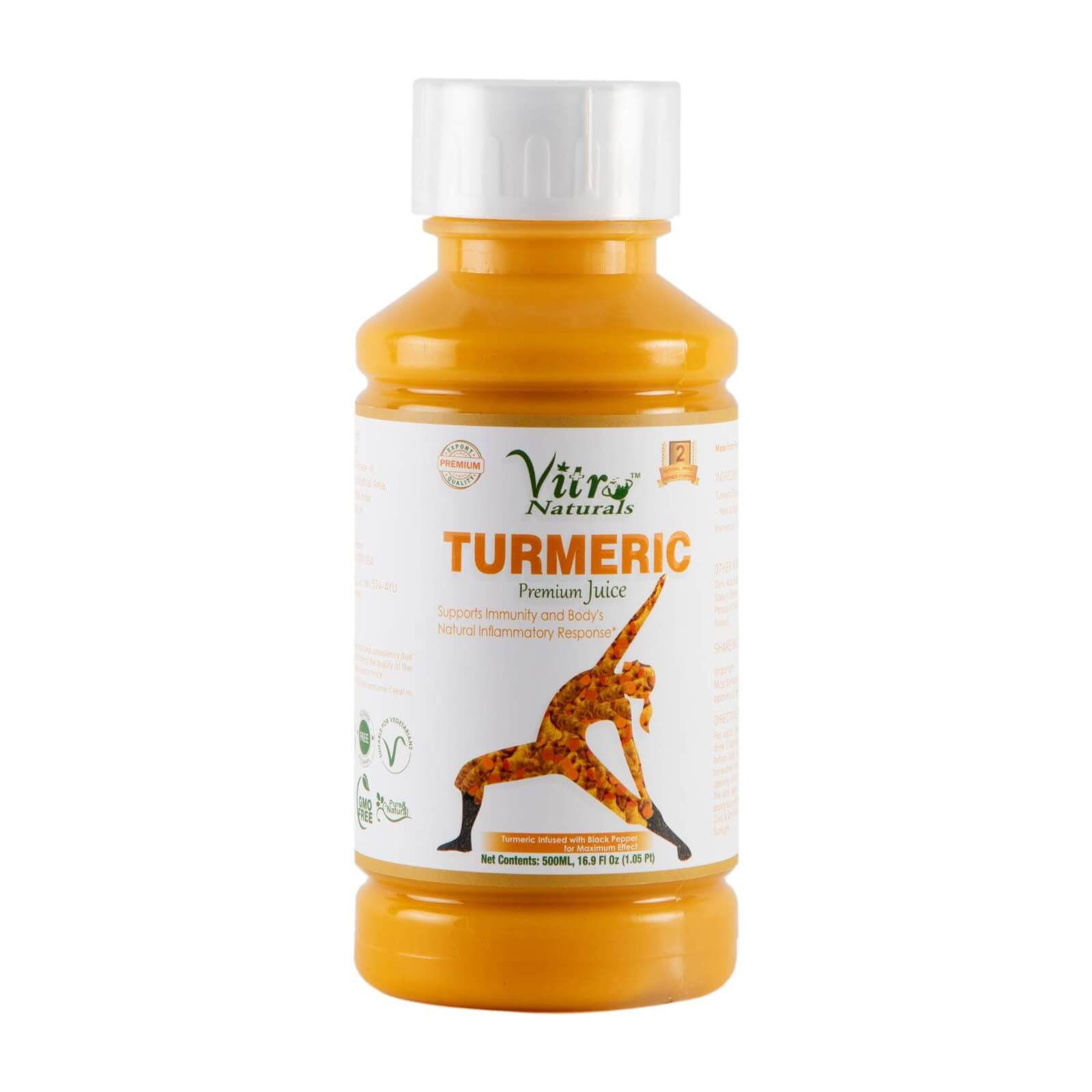 Сок куркумы Витро Натурал (Turmeric Juice, Vitro Naturals) купить в Бутике аюрведы