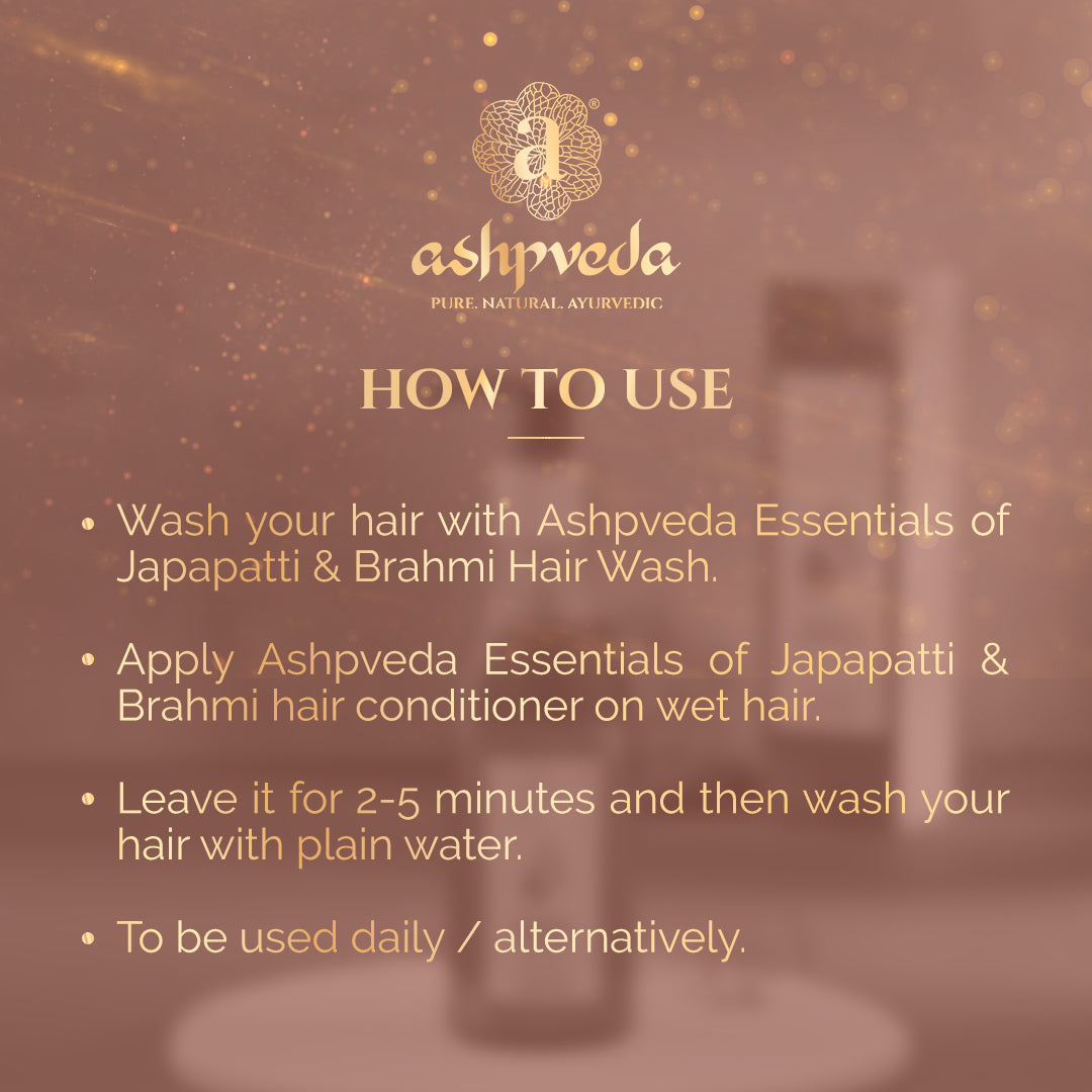 Кондиціонер Джапапатті та Брахмі (Japapatti & Brahmi Hair Conditioner, Ashpveda) - Зображення 5