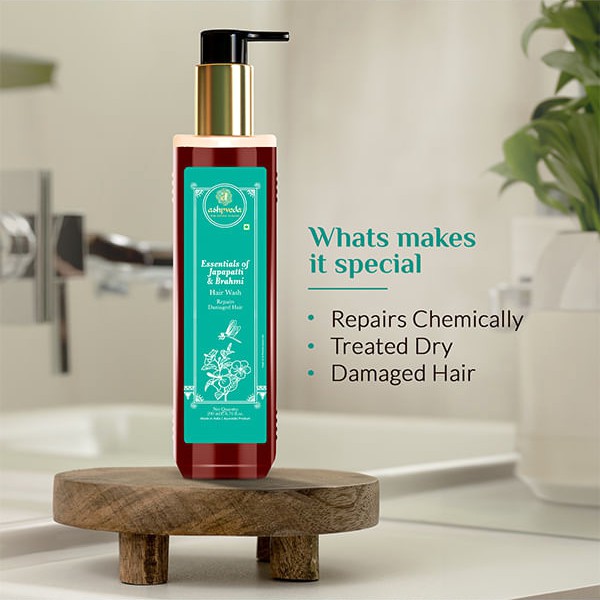 Шампунь Джапапатти и Брахми (Japapatti & Brahmi Hair Wash, Ashpveda) 14